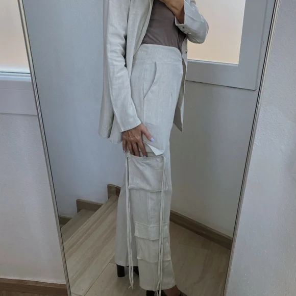 2pc Linen Set NWOT - Picture 7 of 13